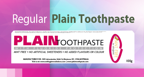 Plain Toothpaste Regular 100g